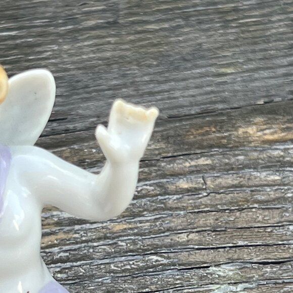 Vintage Cherubs Angel Band Porcelain Figurines Japan Violin & Conductor - Picture 9 of 14